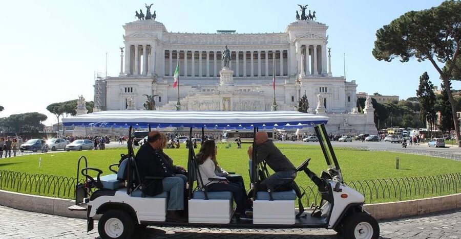 Rome: Private Guided City Highlights Tour by Golf Cart - Key highlights at a glance
