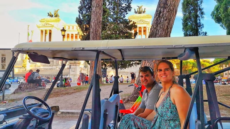 Rome: Private Guided Golf Cart Tour with Gelato or Wine - Suburra, Trajan’s Column, and the Roman Forum Edges