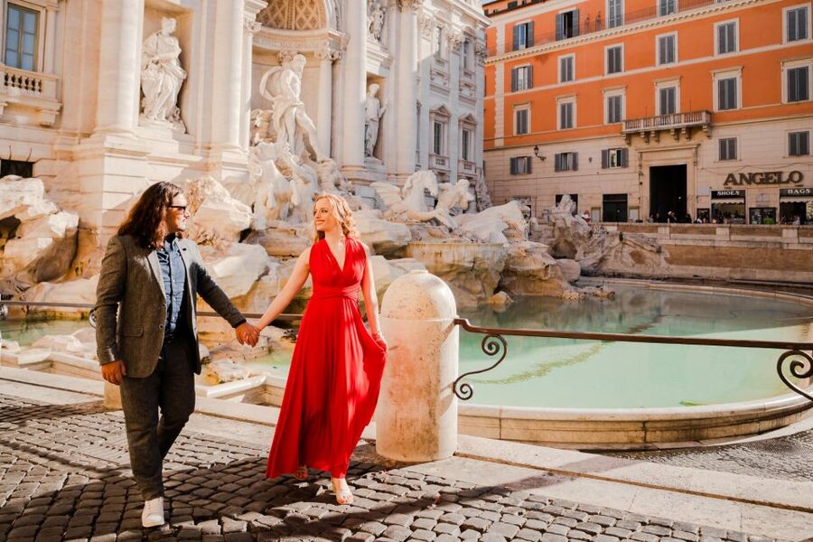 Rome: Private Photoshoot at the Trevi Fountain - How the 30 to 45 Minute Shoot Works at Trevi