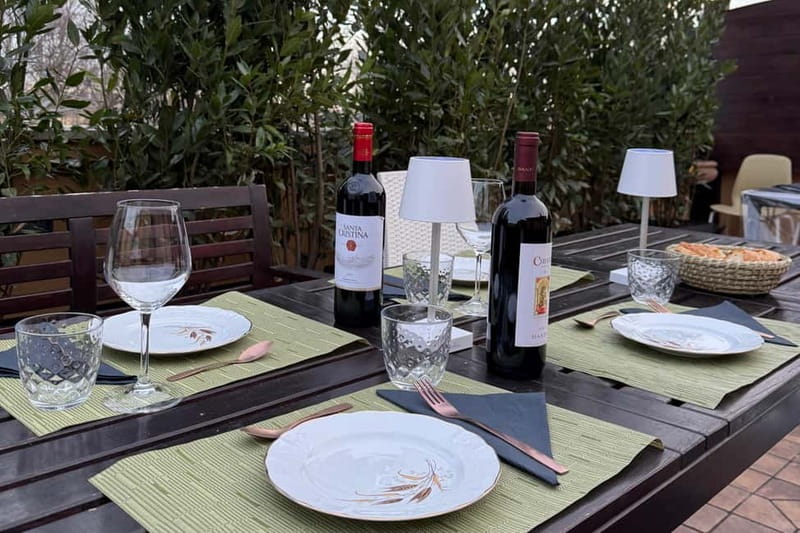 Rome: Rooftop Cooking Class with Wine Tasting near Vatican - Hands-on fresh fettuccine and classic sauce steps