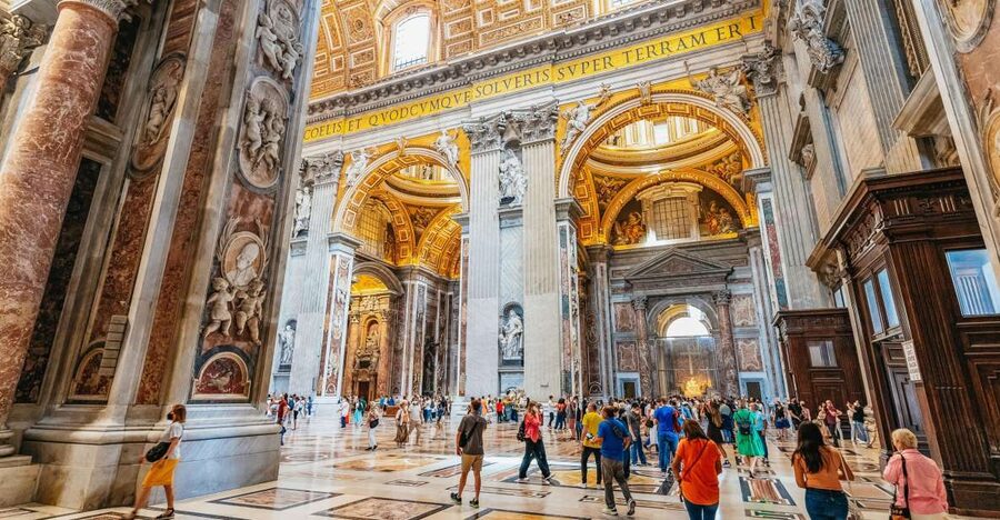 Rome: St. Peter's Basilica, Square and Grottoes Guided Tour - St. Peter’s Square and Bernini’s Colonnade, See the Big Picture