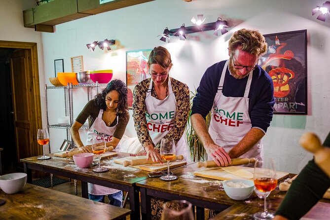 Rome Tipsy Cooking Class: Make Pasta and Mix 3 Spritz Cocktails - Small group size is not just a number, it changes what you learn