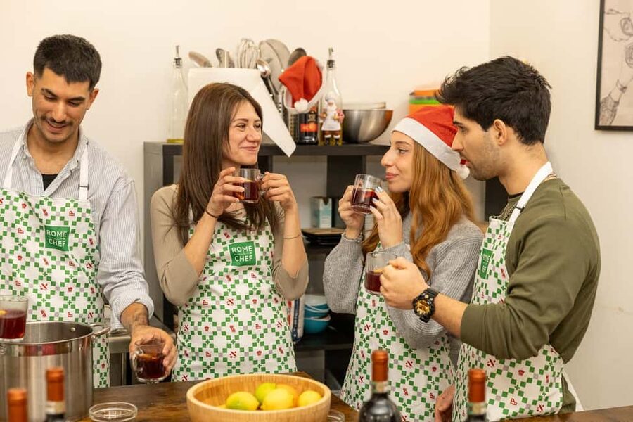 Rome: Tiramisu & Pasta Small-Group Cooking Class - Creamy tiramisu, extra-tipsy style with Tia Maria