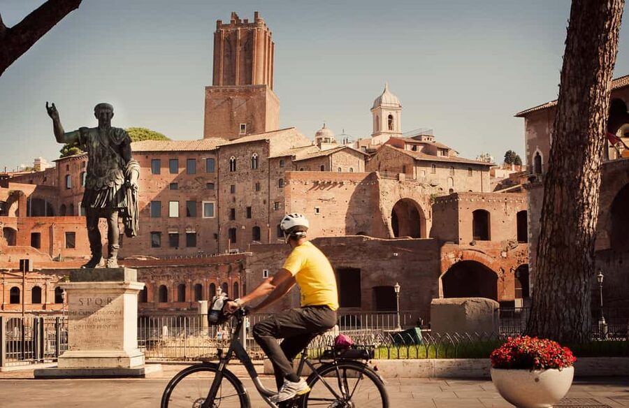 Rome: Top Highlights & Hidden Gems Tour by Cannondale E-Bike - Theatre of Marcellus and Imperial Fora: finishing with sweeping Roman scale