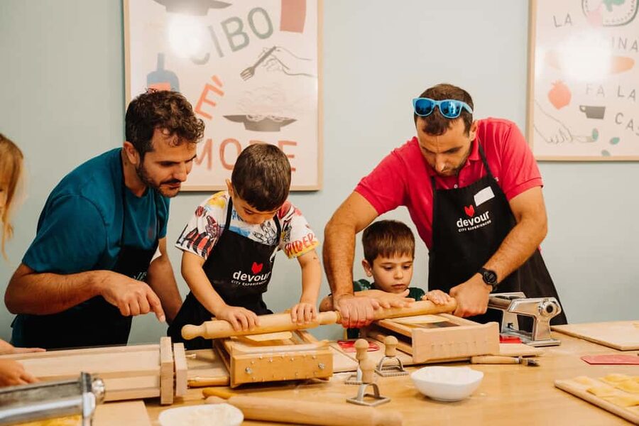 Rome: Traditional Pasta Making Class with Wine & Gelato - Learn Fresh Fettuccine Dough, Then Cook a Roman Sauce