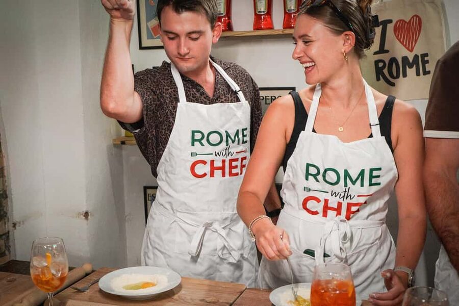 Rome: Traditional Pasta with Cocktails Cooking Class - Getting to Via Cesare Balbo and finding Rome With Chef