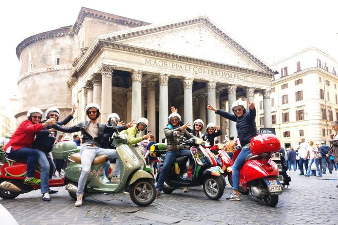 Rome Vespa Small Group Sightseeing Tour, 3 Hour Experience - Pantheon time plus Trevi Fountain photos