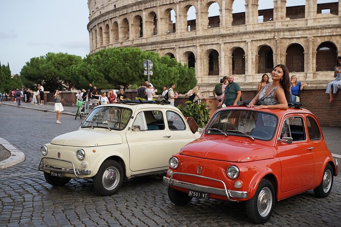 Rome Vintage Fiat 500 car Tour With Photographer - Your Photographer and the 50 JPEG Photos You Get Back