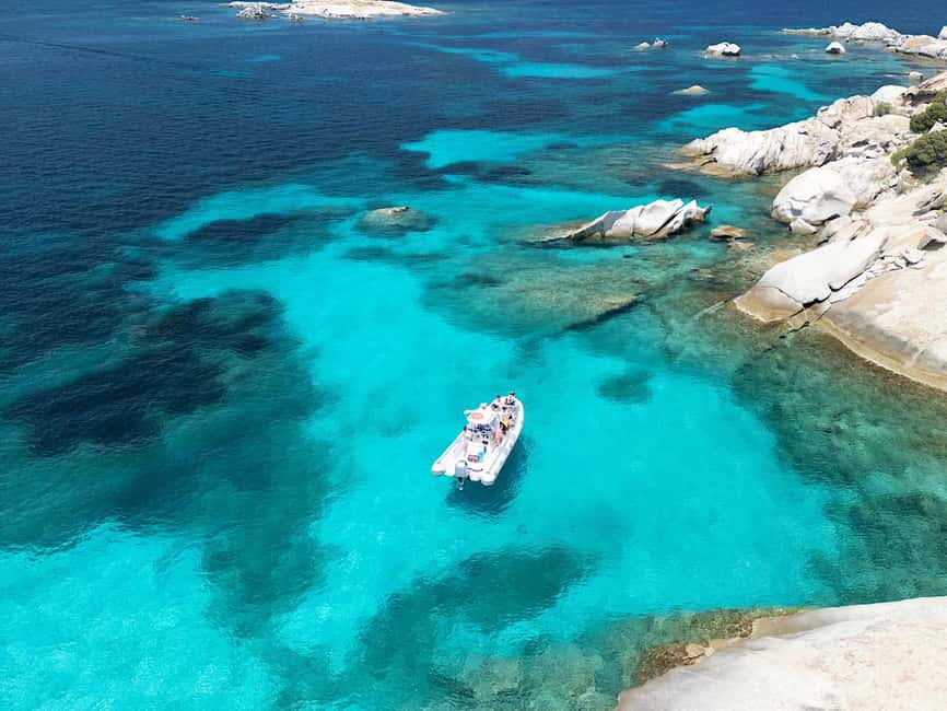 San Teodoro: Tavolara and Molara Islands Dinghy Excursion - The way the skipper plans for wind, Scirocco included