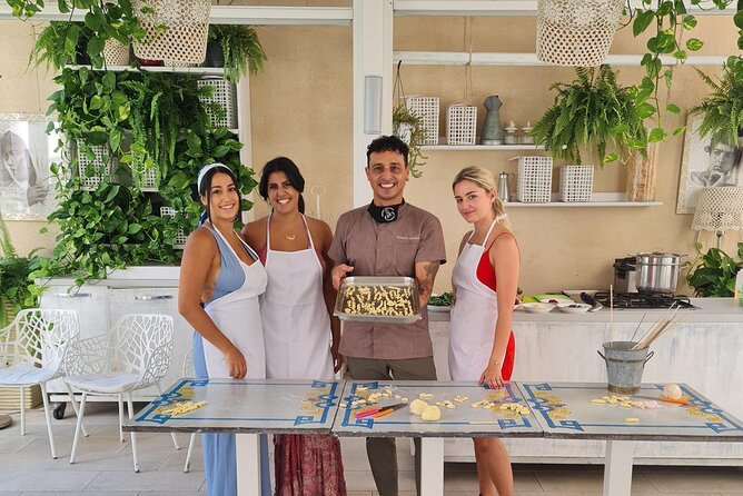 Seaview Cooking Class & Taormina local flavors with Chef Mimmo - Cooking Caponata Siciliana, then building sauces that make the meal
