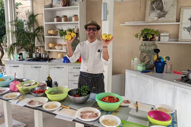Seaview Cooking Class & Taormina local flavors with Chef Mimmo - Chef Mimmo and the family teaching style in plain English