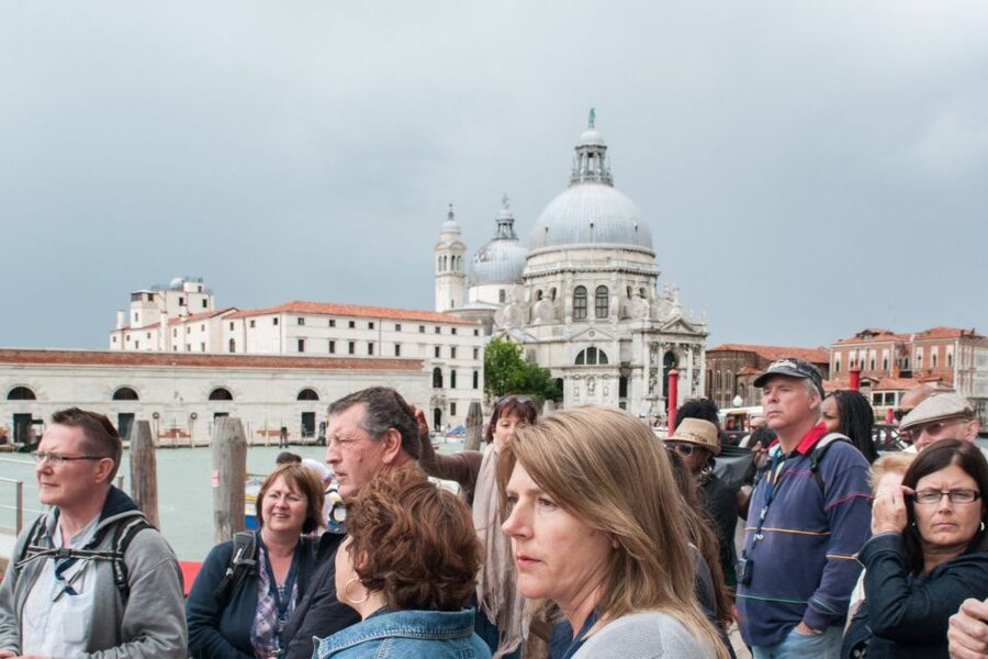 Secret Venice & Gondola Tour - Fenice Theatre from the outside, and how a fire changed the building
