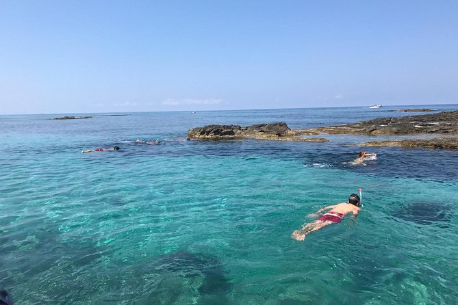 Shared snorkeling tour from Tropea to Capo Vaticano - Stop 2: Praia di Fuoco, made for clear-water swimming