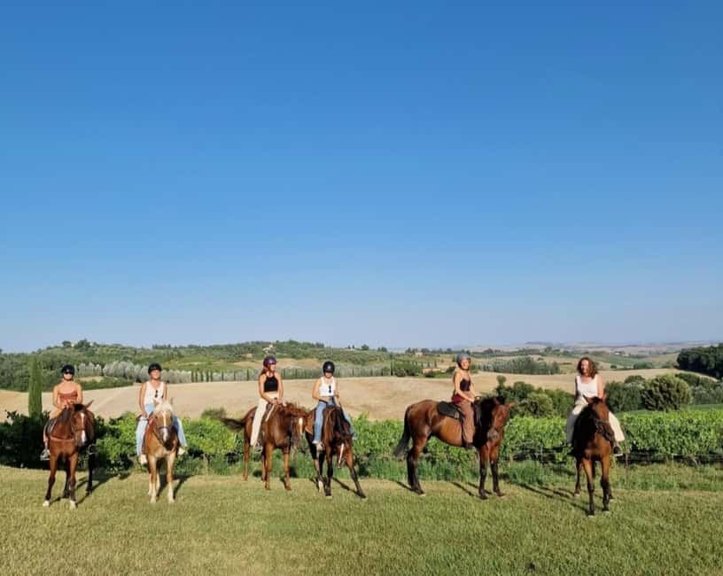 Siena: Horseback Riding Tour in the Tuscany Countryside - Small-Group Riding and Horses That Keep the Day Relaxed