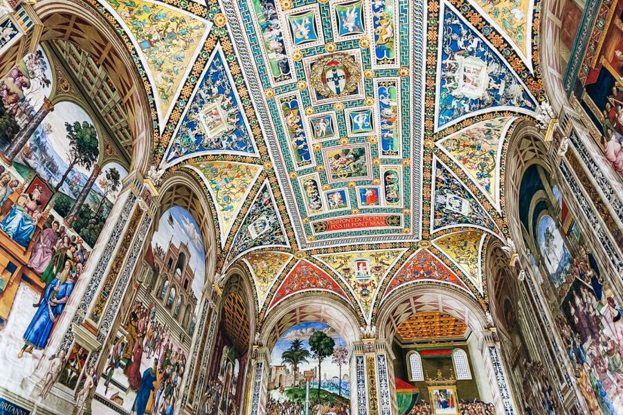 Siena: Siena Cathedral and Piccolomini Library Entry Ticket - Piccolomini Library: Pinturicchio’s Fresco Story of Pope Pius II