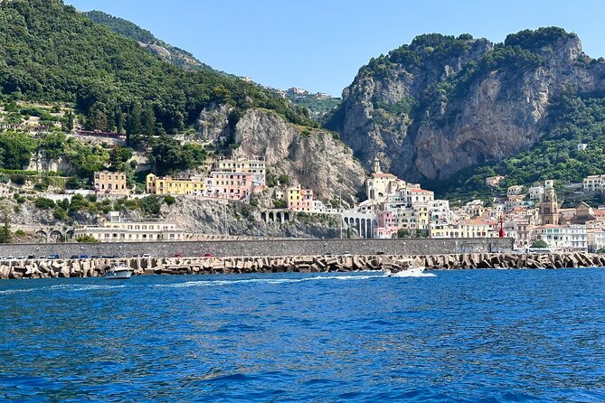 Small Group Amalfi Coast Boat Day Tour from Positano - Mid-coast cruising: Conca dei Marini and Atrani waterfalls from the water