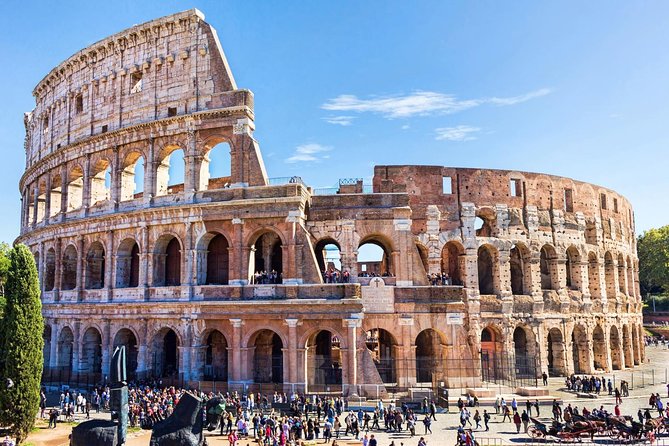 Small Group Colosseum, Roman Forum & Palatine Hill Tour - Entering the Colosseum with timed entry and gladiator context