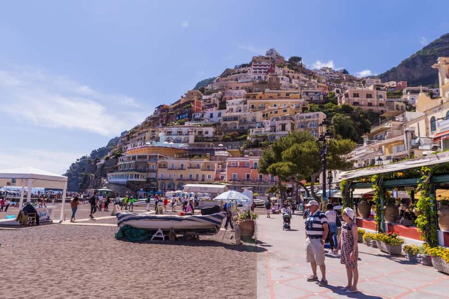 Sorrento: Full-Day Boat Tour to Positano, Amalfi and Ravello - Positano: The Main Streets and One Hour That Flies