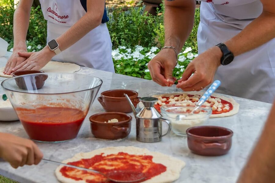 SORRENTO: Pizza School Mastering Neapolitan Delights - The Oven Moment: Sliding Into Heat and Watching It Transform