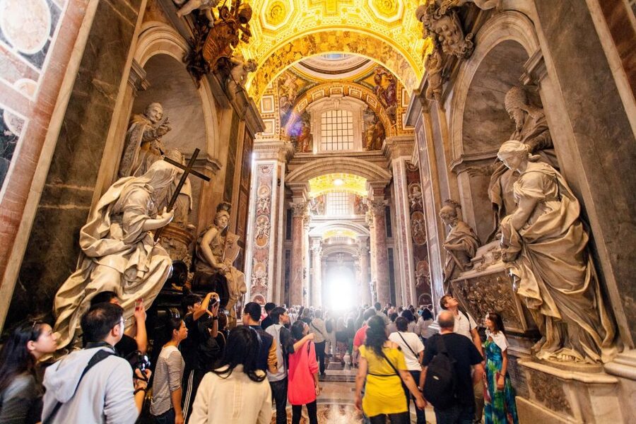 St Peter's Basilica Express Guided Tour with Dome Climb - Listening Without Straining: Live Guide, Headsets, and Audio in Your Language