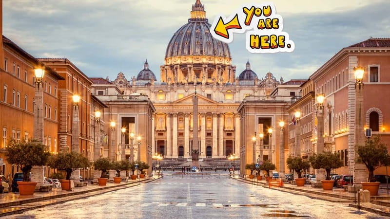 St. Peter's Dome Climb, Basilica and Vatacombs Tour - The view from the dome: Rome in every direction