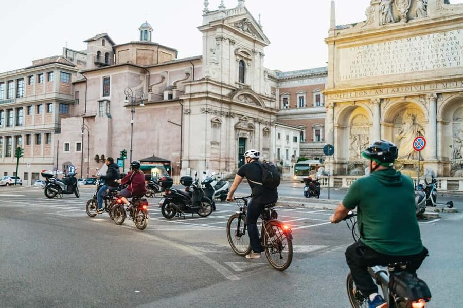 Sunrise in Rome: Small Group E-Bike Tour & Italian breakfast - The e-bikes, helmets, and safety approach you should expect