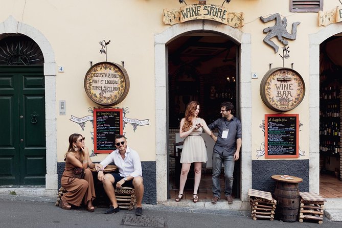 Taormina Food and Wine Walking Tour (Small Group or Private) - Stop 1: Sicilian fish samples plus grillo at the first table