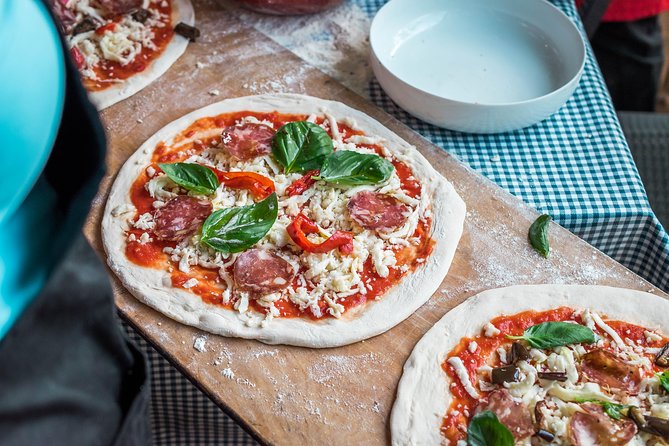 Toss, Bake, Cheers! - Sorrento Pizza Making Class with Wine - From Dough to a Real Pizza: Wine, Toppings, and the Oven