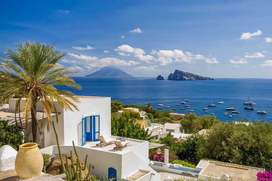 Tropea: Lipari, Panarea, and Stromboli Boat Tour by Night - Panarea (San Pietro): Fashionable Streets and Viewpoint Payoff