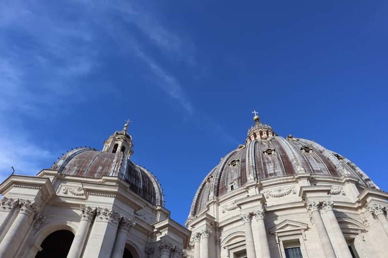 Vatican: St. Peter’s Basilica, Dome Climb & Papal Tombs Tour - Climbing St. Peter’s Dome: elevator to the first balcony, then 320 steps