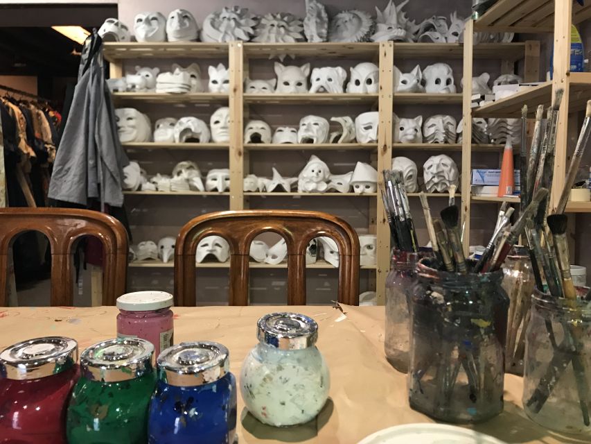 Venice: Paint your own Venetian Mask Workshop - Choosing Your Paper Maché Mask from 50 Plus Models