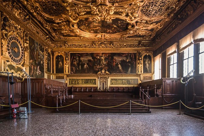 Venice's Best: Basilica, Doge's Palace, Gondola & History Gallery - Doge’s Palace: the power rooms, Bridge of Sighs, and prison walk