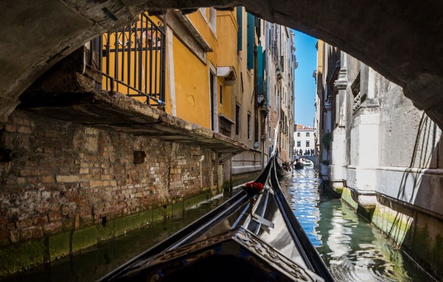 Venice: Shared Gondola Ride Across the Grand Canal - A gondola that mixes quiet side canals with the famous Canal Grande
