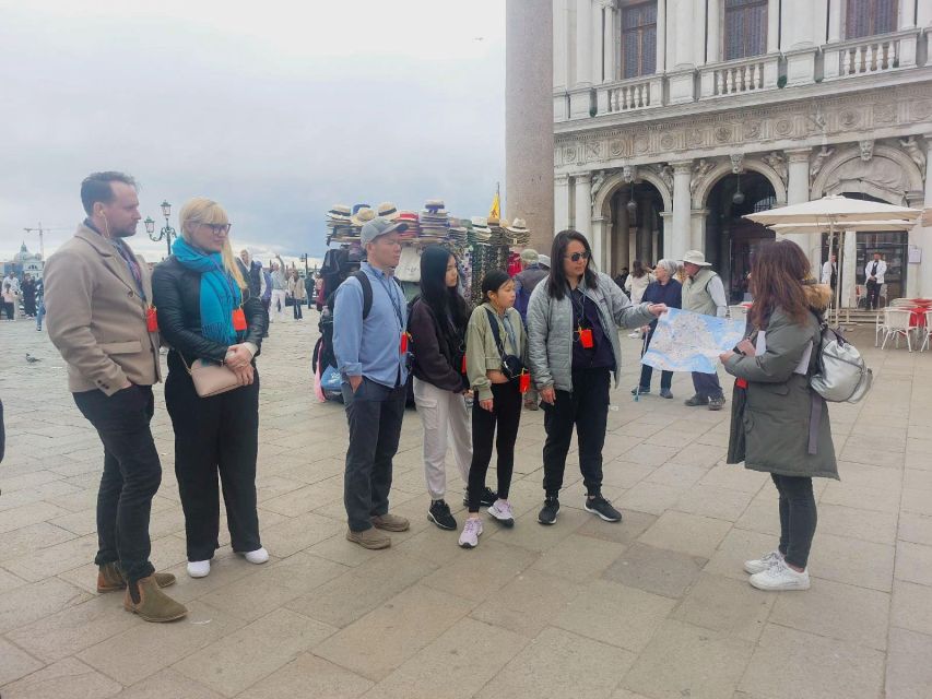 Venice: St. Mark's Basilica Ticket with Audio Guide - Meeting point under the blue Clock Tower near Bar Americano