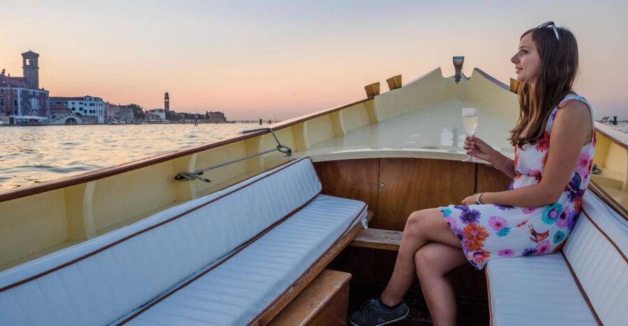 Venice: Sunset Cruise by Typical Venetian Boat - The 105 Minute Route: Strolling Venice from the Water
