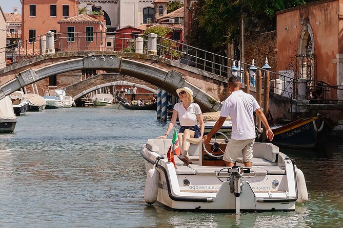 Venice: The Hidden Canals on an Electric Boat - Guides and Personal Style: Niki, Nick, Ricardo, and Emiliano