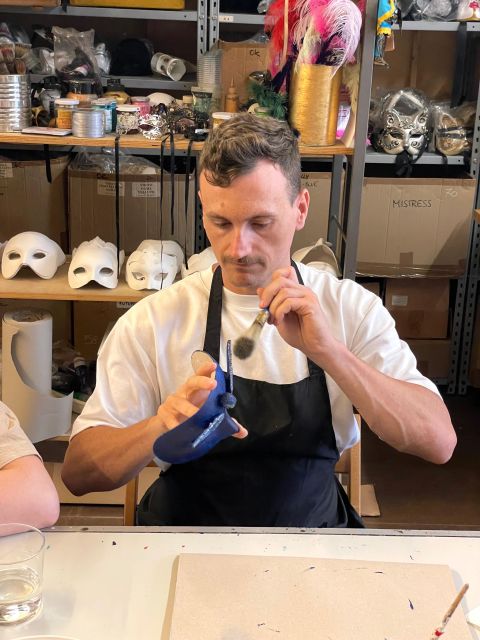 Venice: Venetian Masks Workshop - Meeting Augusto and the workshop team
