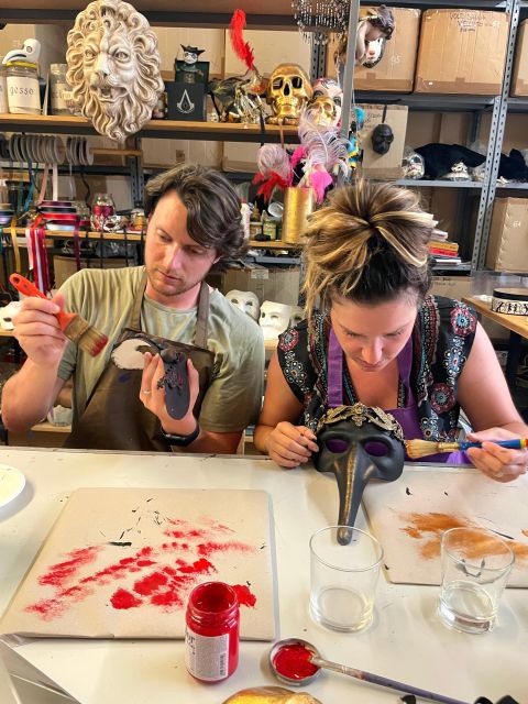 Venice: Venetian Masks Workshop - What the session feels like minute by minute