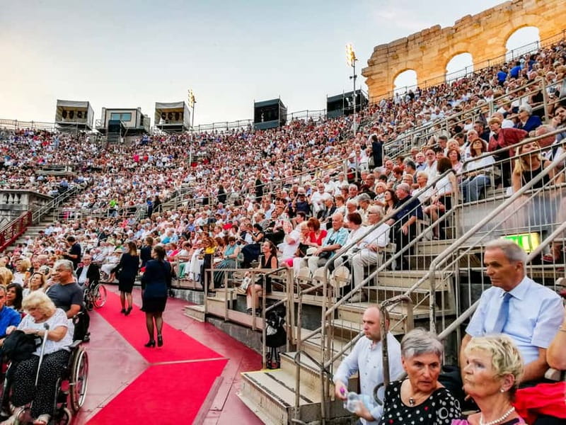 Verona: Arena di Verona Opera Ticket - Choosing your 2025 show date and start time