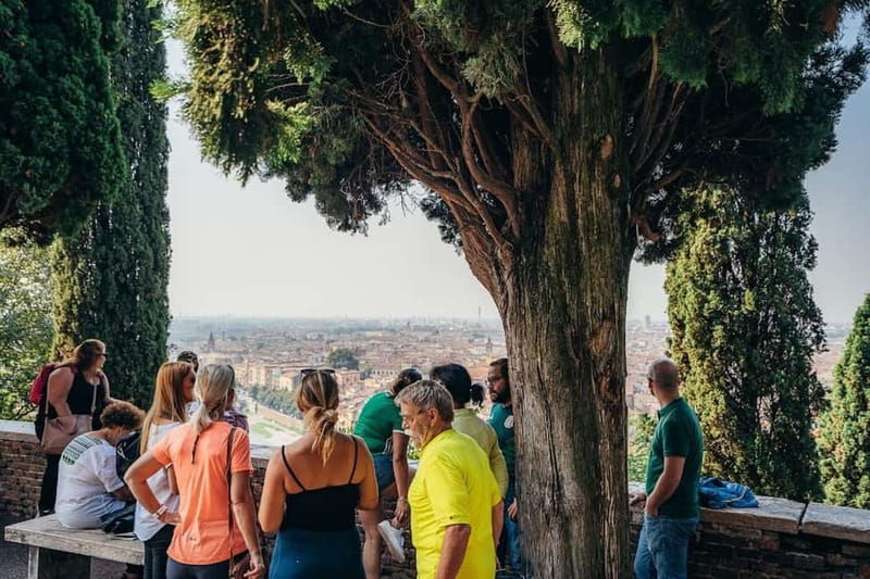 Verona: Classic and Hidden Gems Bike Tour - San Pietro hill photos near Ponte Pietra