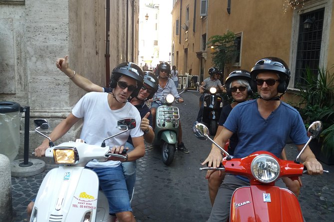 Vespa Rental in Rome 24 hours - Helmets, insurance, and the €300 deposit you should plan for