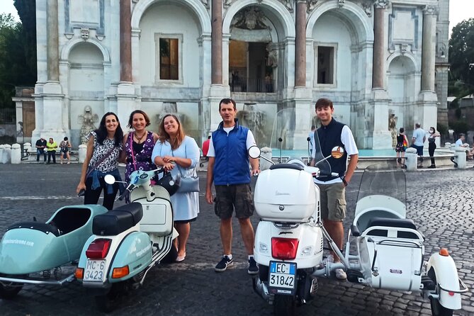 Vespa Sidecar Tour at Day/Night with Pickup - Trastevere stop for coffee and gelato: a break that makes the tour feel human