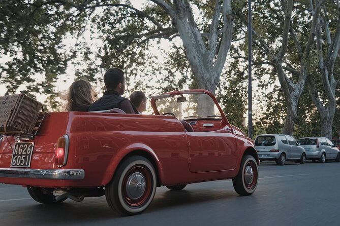 Vintage Fiat 500 Cabriolet: Rome's Highlight Semi Private Tour - Trastevere streets and the day-to-night feel of Rome neighborhoods