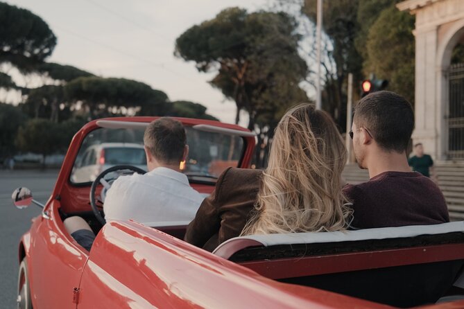 Vintage Fiat 500 Cabriolet: Rome's Highlight Semi Private Tour - Piramide Cestia and the Baths of Caracalla, ancient surprises and big scale