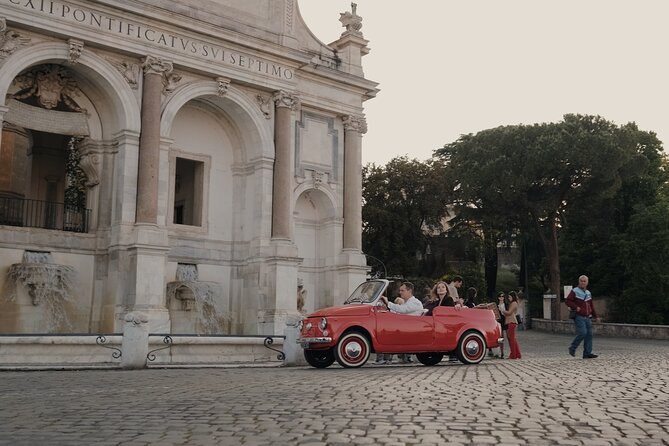 Vintage Fiat 500 Cabriolet: Rome's Highlight Semi Private Tour - Circus Maximus as a drive-by, plus how to use this segment