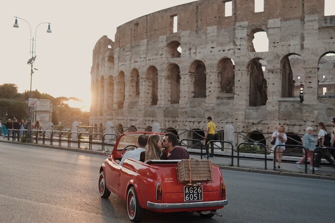Vintage Fiat 500 Cabriolet: Rome's Highlight Semi Private Tour - The meeting point and the flow from Vatican to the Colosseum