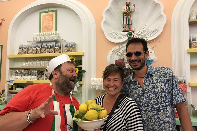 Walking Food Tour in Sorrento w/ Limoncello Factory Lemon Grove - Buffalo mozzarella, salumi, and the deli stop that gets the point